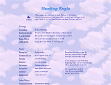 Tablet Screenshot of healingeagle.net